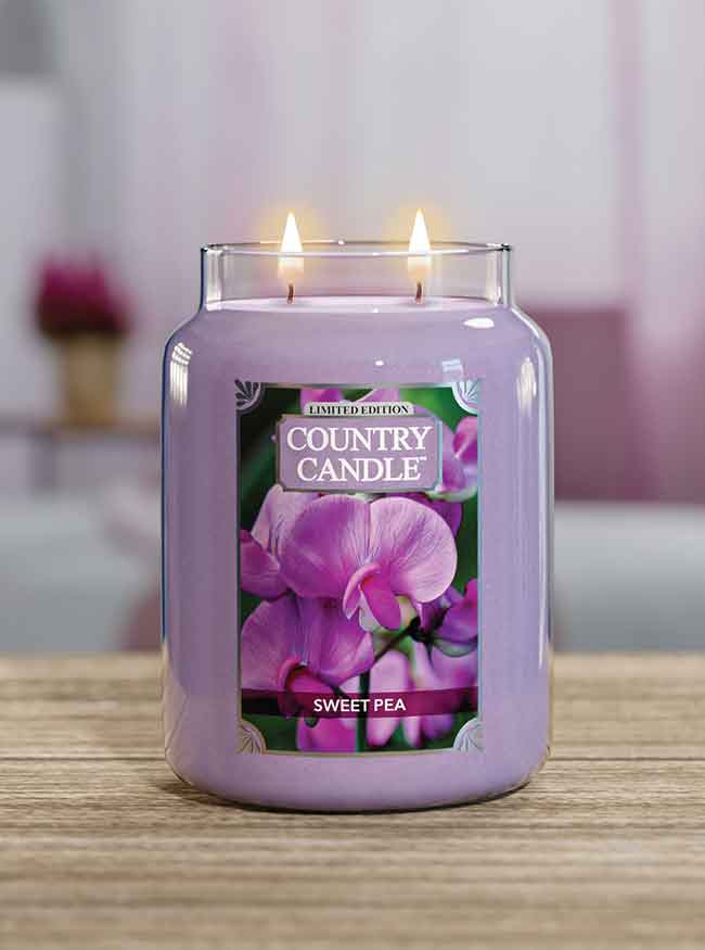 Sweet Pea NEW! | Limited Edition Soy Candle - Kringle Candle Israel