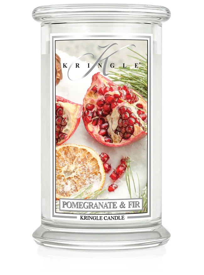 Pomegranate & Fir Large Jar NEW! | Soy Candle
