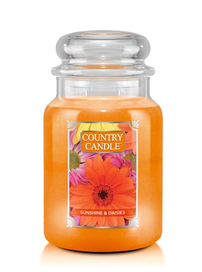 Sunshine & Daises Large Jar | Soy Candle - Kringle Candle Israel
