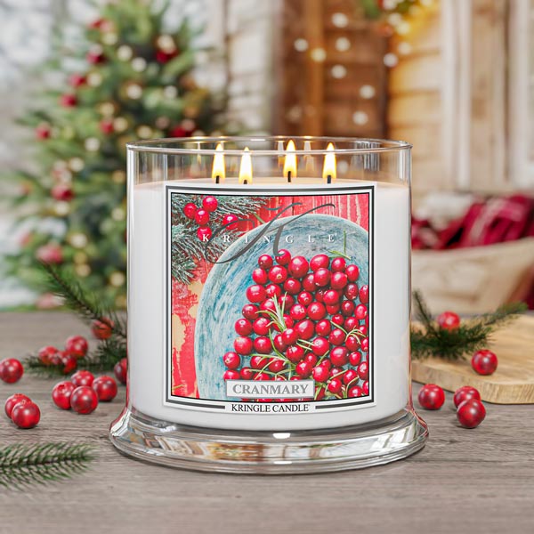 Cranmary XL Jar 4-wick NEW! | Soy Candle - Kringle Candle Israel