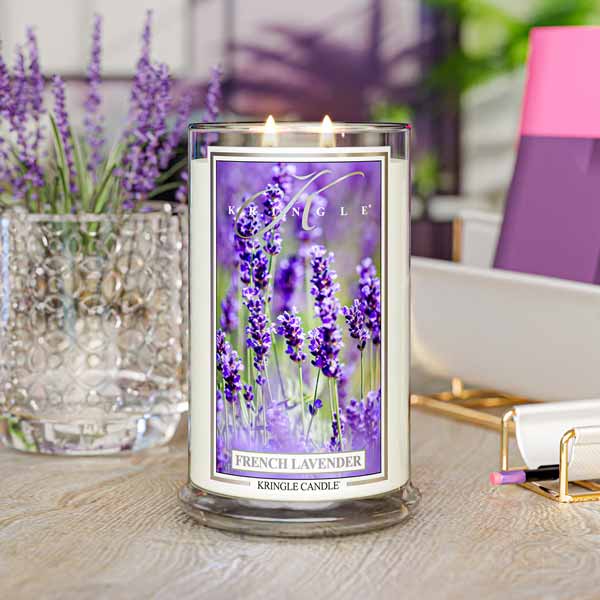 French Lavender Large Jar | Soy Candle - Kringle Candle Israel