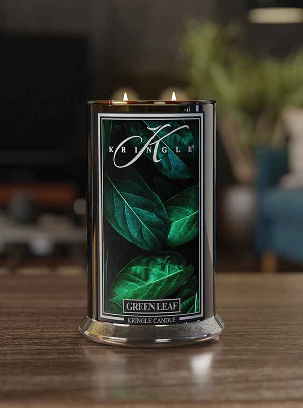 Green Leaf Black Jar | Soy Candle