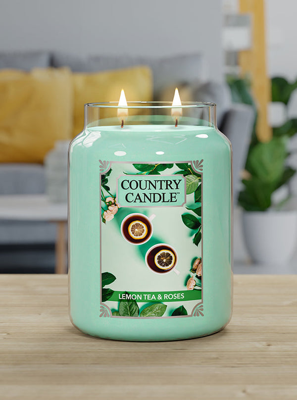 Lemon Tea & Roses  NEW! | Soy Candle - Kringle Candle Israel