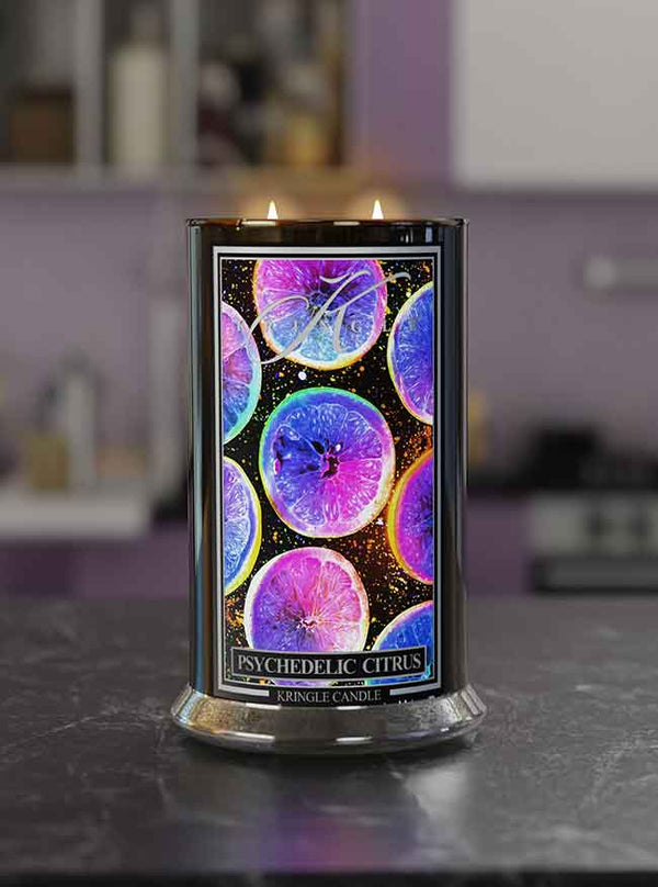 Psychedelic Citrus NEW! Black Jar | Soy Candle