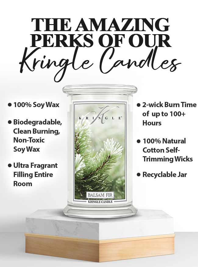 Balsam Fir | Soy Candle - Kringle Candle Israel