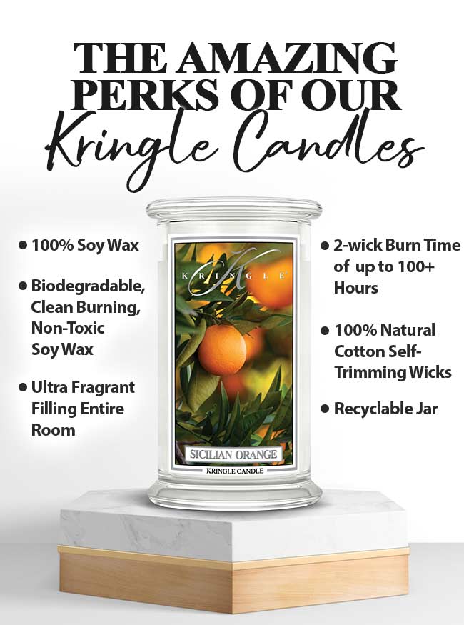 Sicilian Orange  | Soy Candle - Kringle Candle Israel