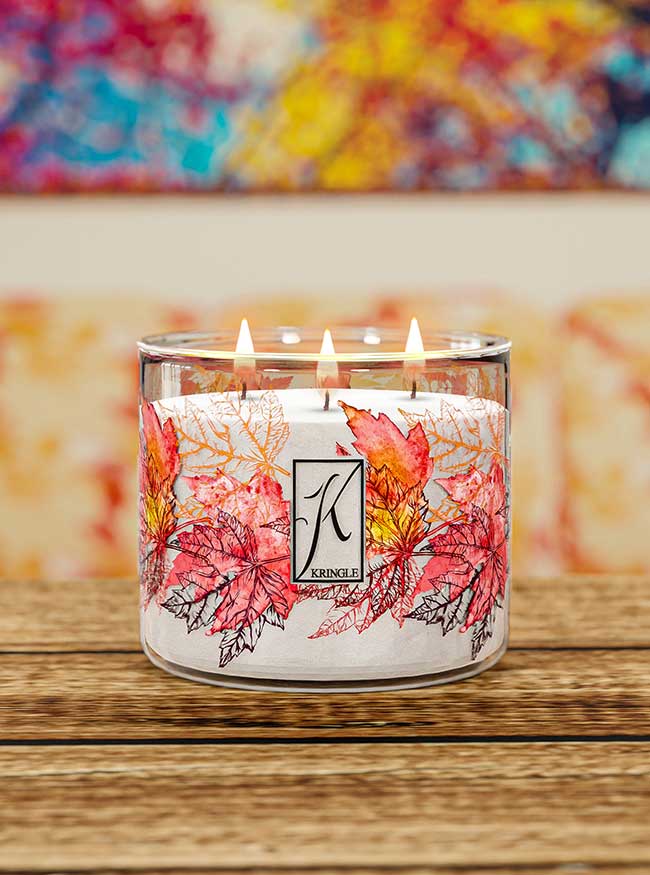 Leaf Peeper NEW! | Soy Candle - Kringle Candle Israel