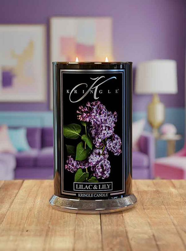 Lilac & Lily Black Jar NEW! | Soy Candle