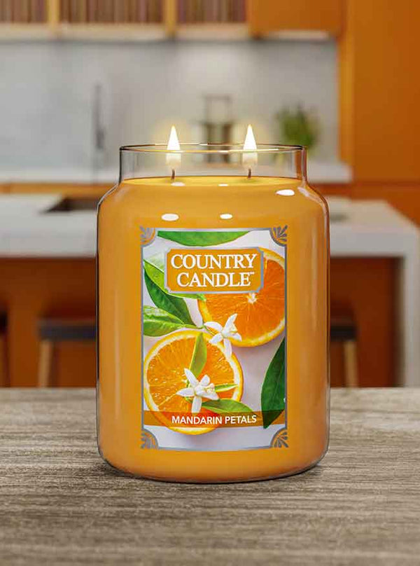 Mandarin Petals Large Jar NEW! | Soy Candle