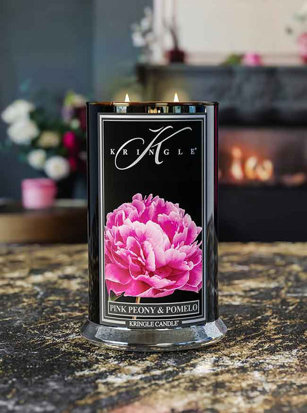 Pink Peony & Pomelo Black Jar NEW! | Soy Candle