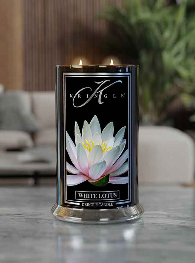 White Lotus Black Jar NEW! | Soy Candle