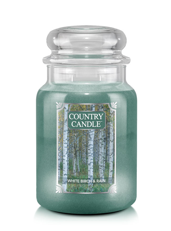 White Birch & Rain NEW! Large Jar | Soy Candle