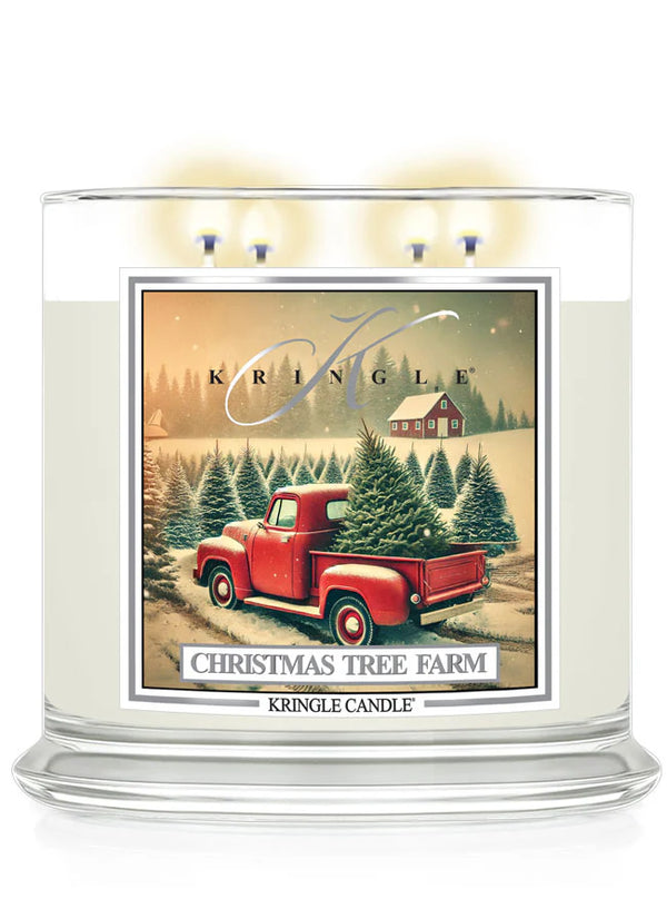 Christmas Tree Farm XL Jar 4-Wick NEW! | Soy Candle
