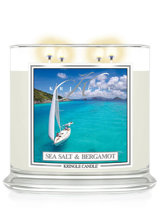 Sea Salt & Bergamot XL Jar 4-Wick NEW! | Soy Candle