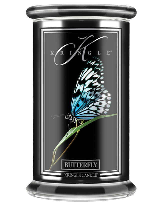 Butterfly NEW! Black Jar | Soy Candle