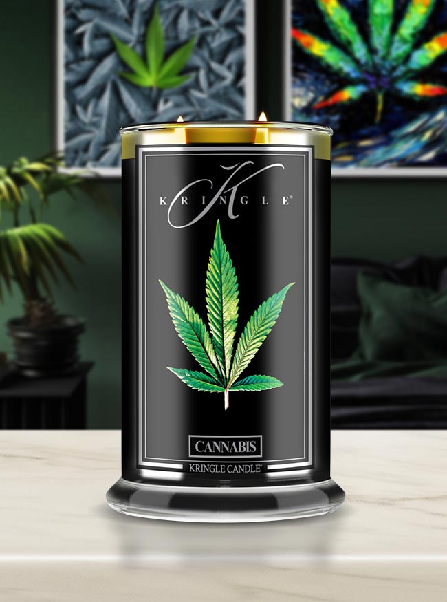 Cannabis NEW! Black Jar | Soy Candle