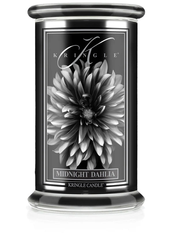 Midnight Dahlia Black Jar NEW! | Soy Candle