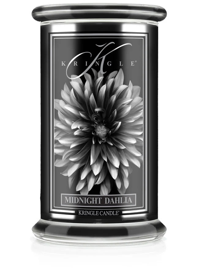 Midnight Dahlia Black Jar NEW! | Soy Candle
