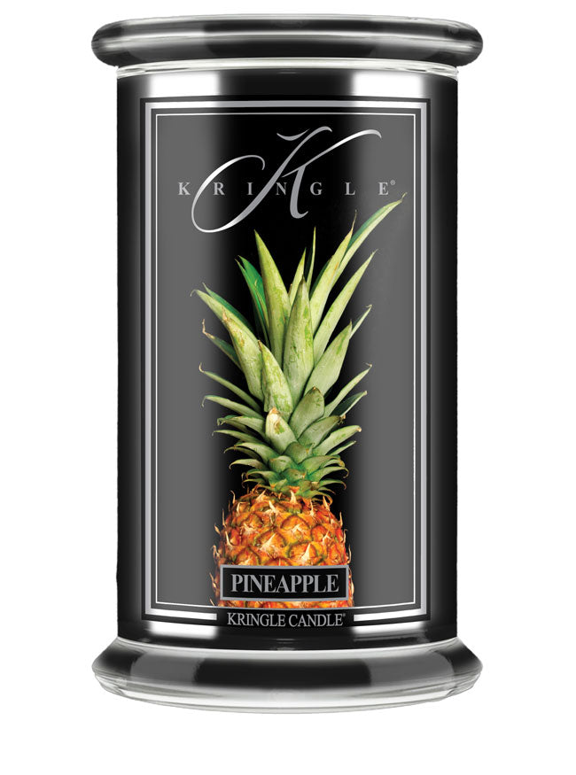 Pineapple NEW! Black Jar | Soy Candle