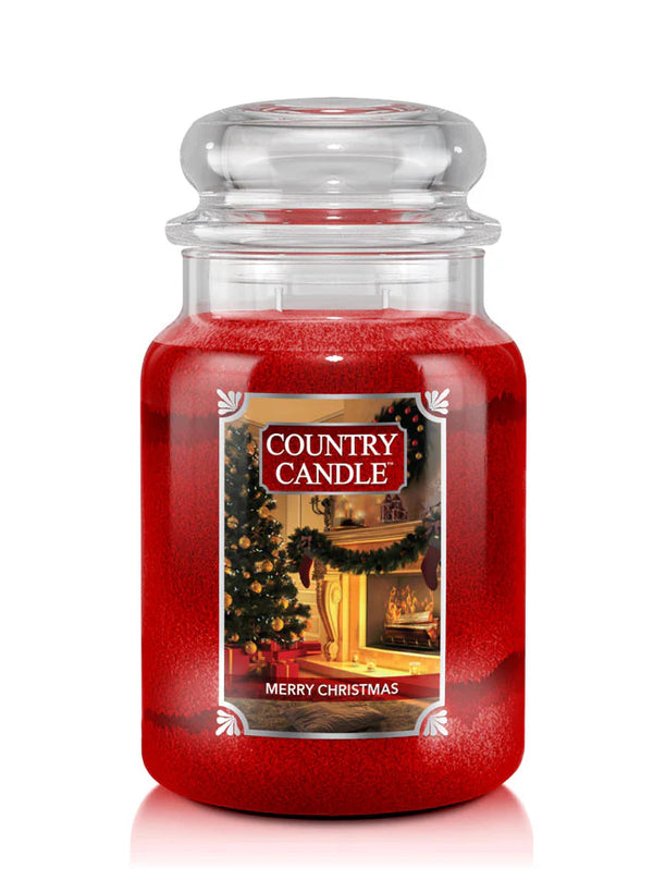 Merry Christmas Large Jar | Soy candle