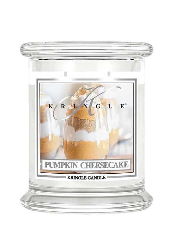 Pumpkin Cheesecake Medium Classic Jar - Kringle Candle Israel