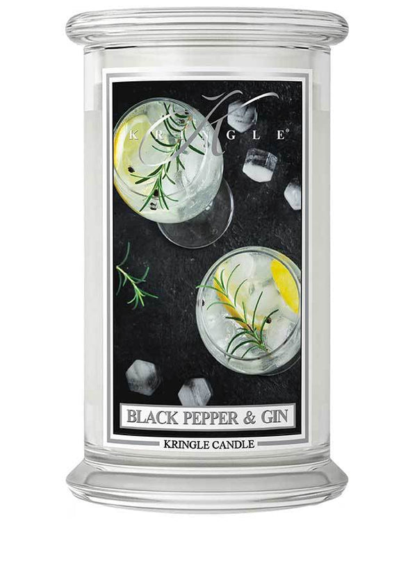 Black Pepper & Gin I Soy Candle - Kringle Candle Israel