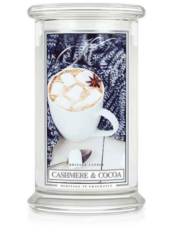 Cashmere & Cocoa I Soy Candle - Kringle Candle Israel