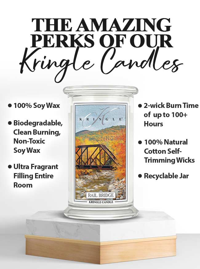 Rail Bridge NEW! | Soy Candle - Kringle Candle Israel