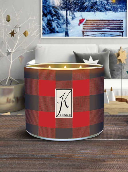 Christmas Cabin New! | Soy Candle - Kringle Candle Israel