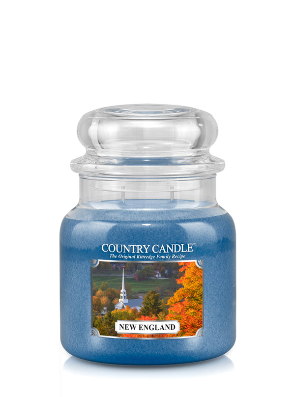 New England Medium Jar Candle - Kringle Candle Israel