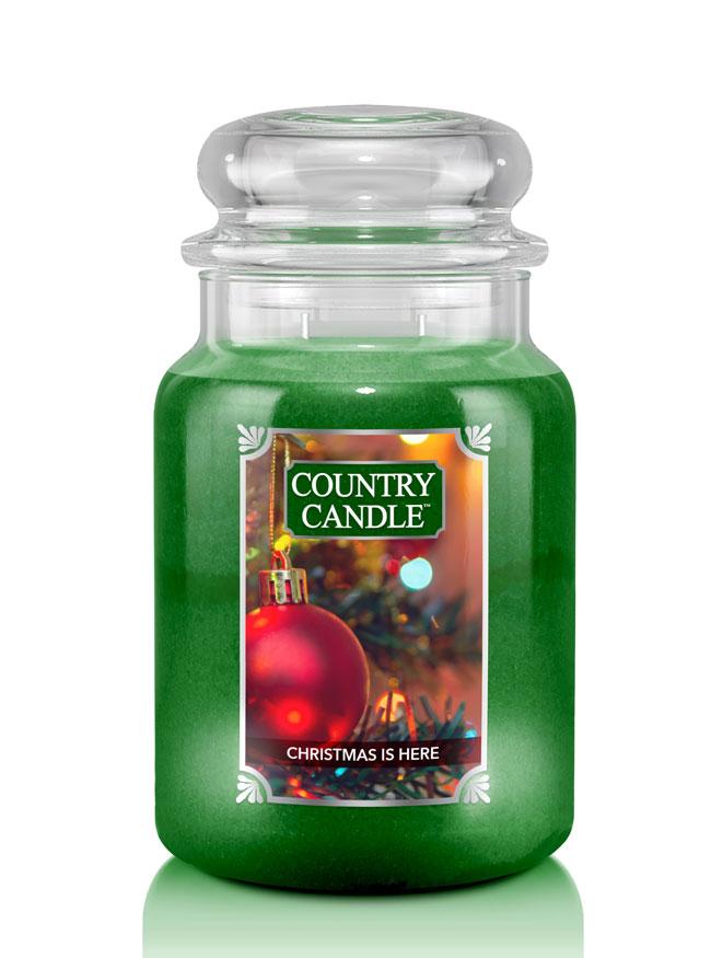 Christmas is Here  | Soy Candle - Kringle Candle Israel