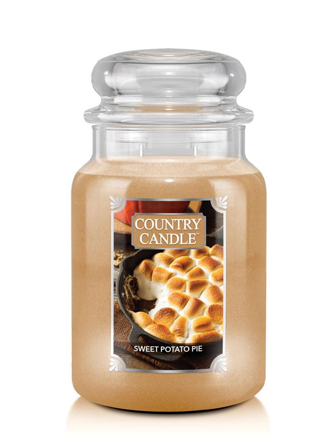 Sweet Potato Pie Large Jar Candle - Kringle Candle Israel