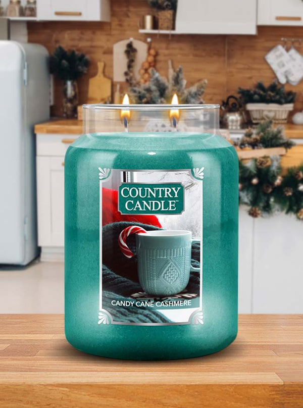 Candy Cane Cashmere | Soy Candle - Kringle Candle Israel