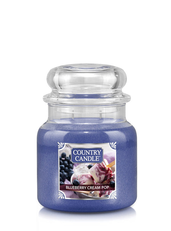 Blueberry Cream Pop Medium | Soy Candle - Kringle Candle Israel