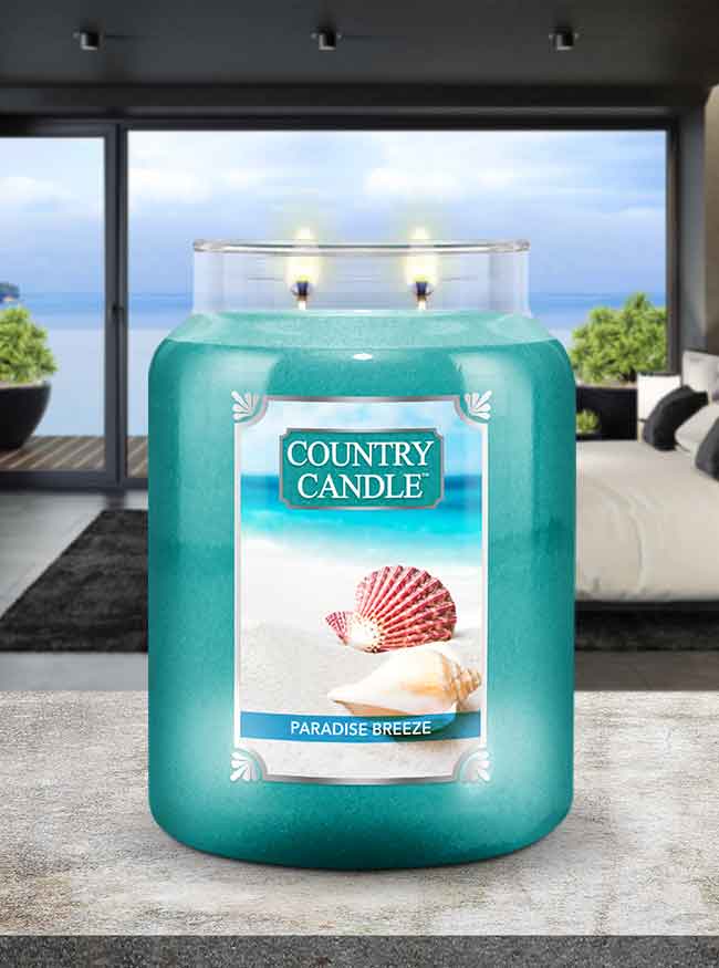 Paradise Breeze Large Jar Candle - Kringle Candle Israel