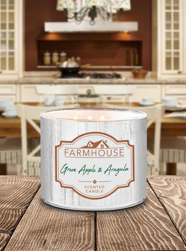 Farmhouse Green Apple & Arugula - Kringle Candle Israel