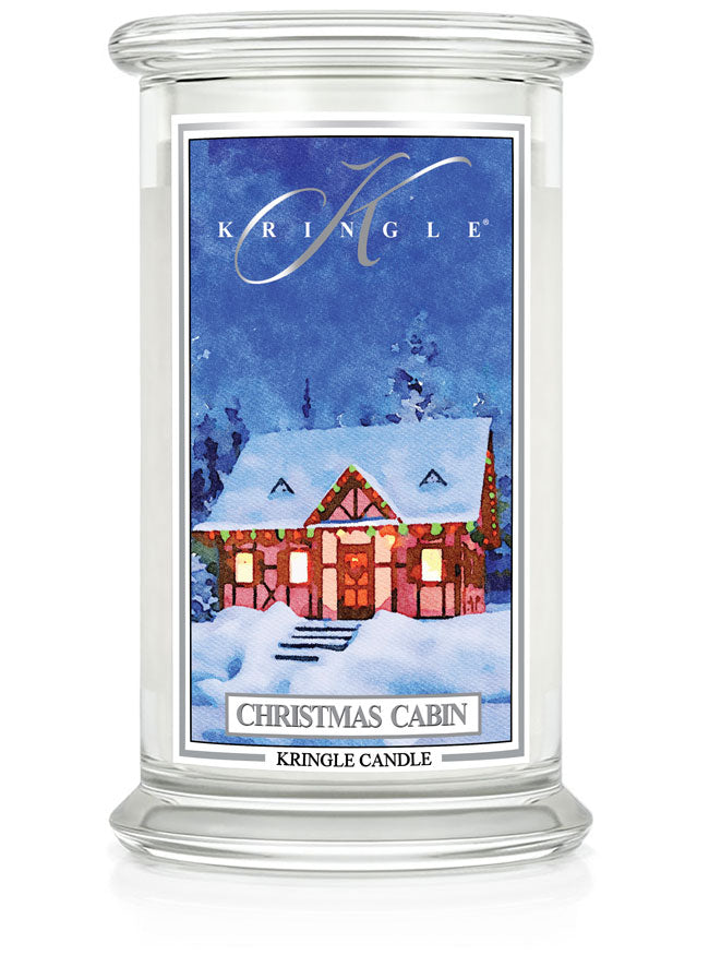 Christmas Cabin  | Soy Candle - Kringle Candle Israel