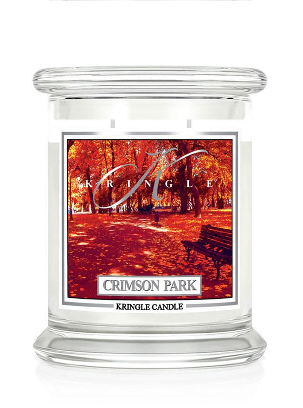 Crimson Park Medium Classic Jar | Soy Candle - Kringle Candle Israel