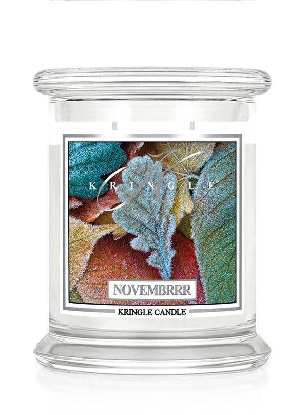 Novembrrr Medium Classic Jar | Soy Candle - Kringle Candle Israel