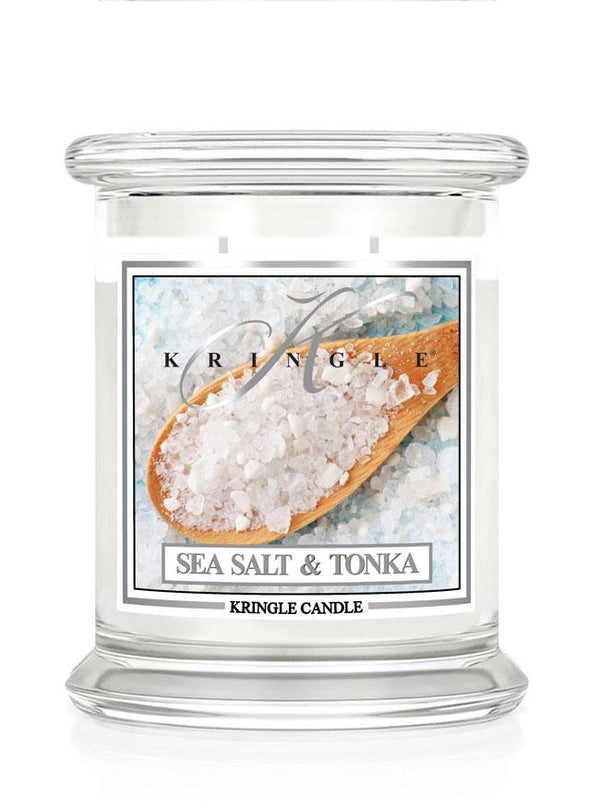 Sea Salt & Tonka Medium Classic Jar | Soy Candle - Kringle Candle Israel