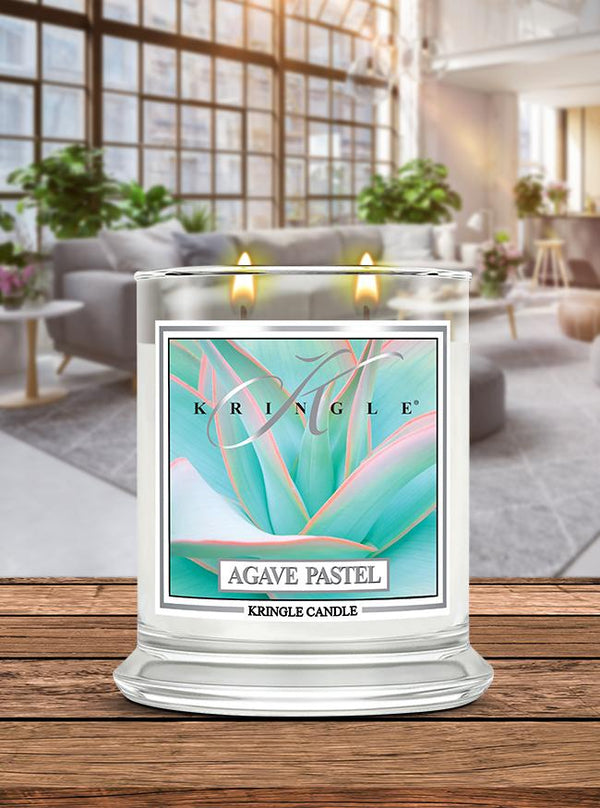 Agave Pastel Medium Classic Jar | Soy Candle - Kringle Candle Israel