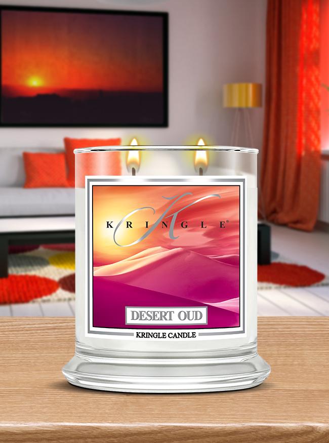 Desert Oud Medium Classic Jar | Soy Candle - Kringle Candle Israel