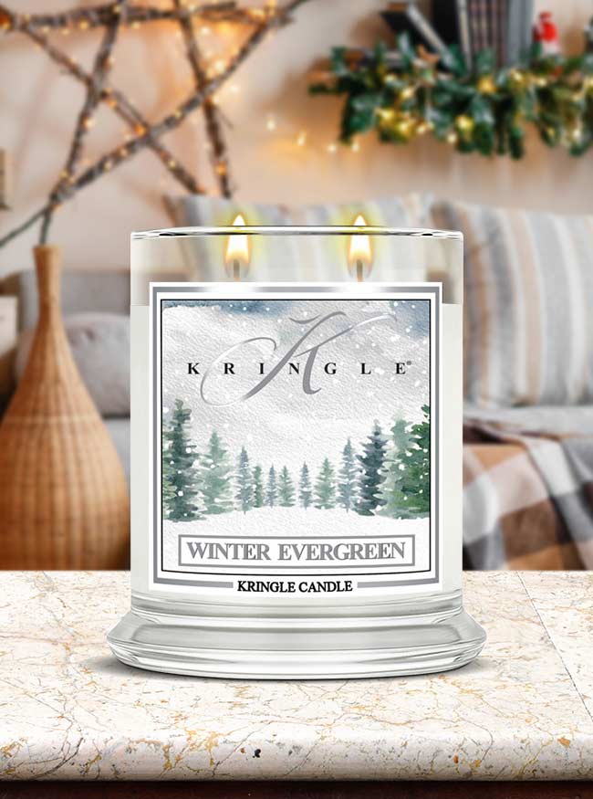 Winter Evergreen NEW! | Soy Candle - Kringle Candle Israel