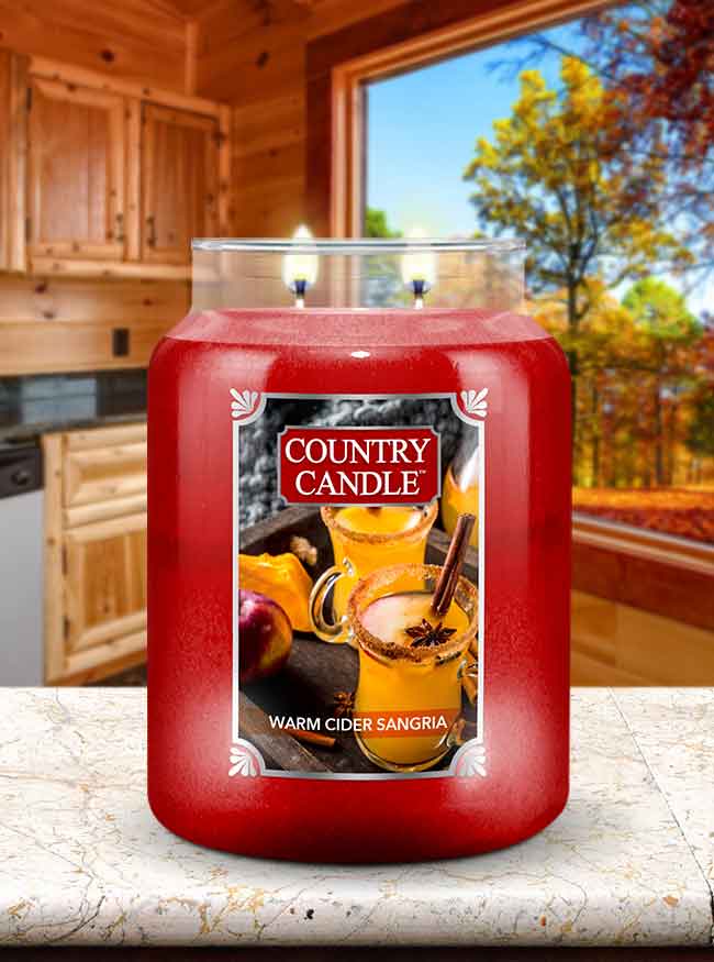 Warm Cider Sangria Large Jar Candle - Kringle Candle Israel